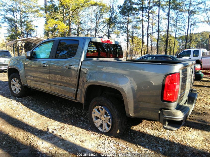 2022 CHEVROLET COLORADO 2WD LT VIN: 1GCGSCEN0N1265209