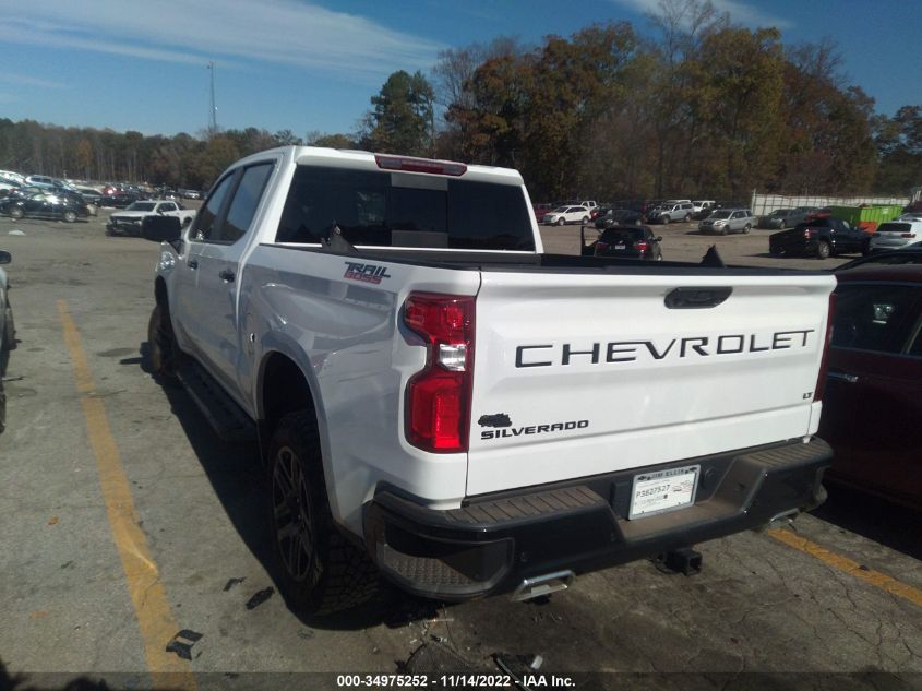 2022 CHEVROLET SILVERADO 1500 LT TRAIL BOSS VIN: 3GCUDFEL1NG630642