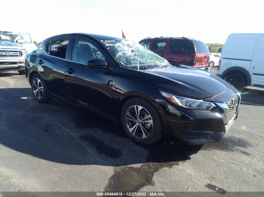 2022 NISSAN SENTRA SV VIN: 3N1AB8CV4NY262060