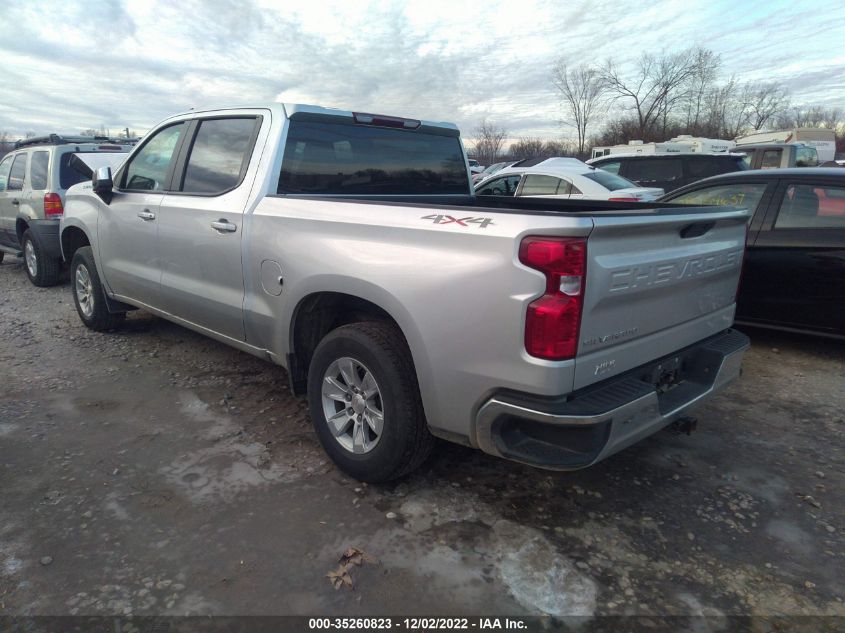 2021 CHEVROLET SILVERADO 1500 LT VIN: 3GCUYDED5MG106667