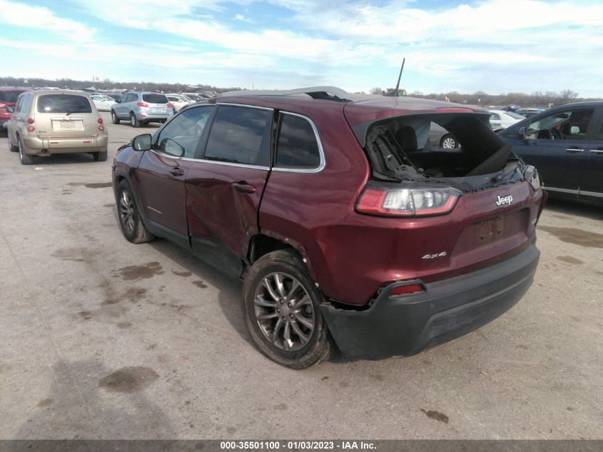 2020 JEEP CHEROKEE LATITUDE PLUS VIN: 1C4PJMLB4LD609458