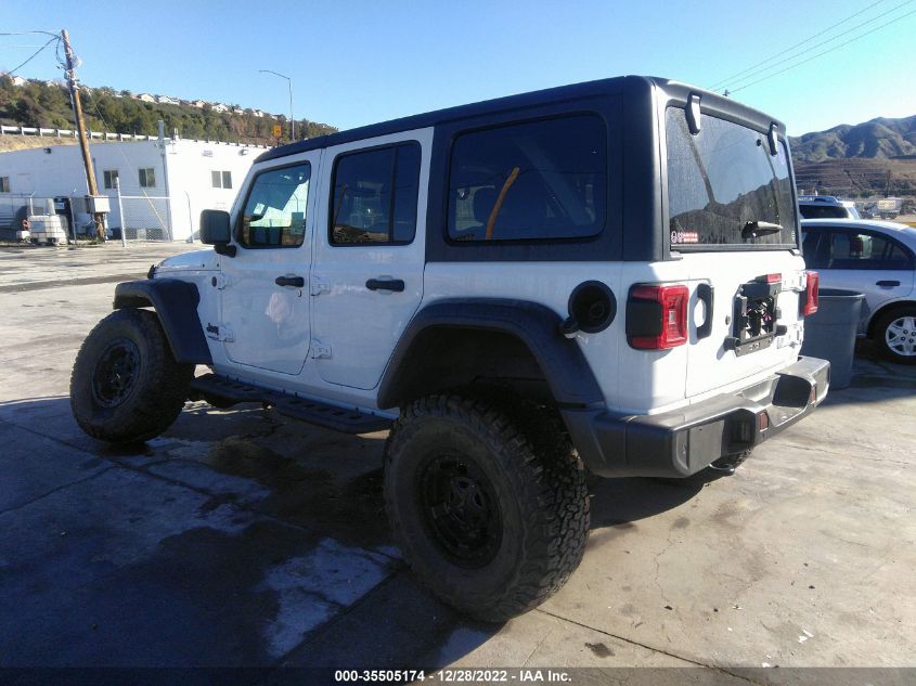 2021 JEEP WRANGLER UNLIMITED SPORT ALTITUDE VIN: 1C4HJXDN4MW599728