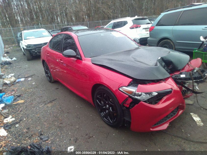 2021 ALFA ROMEO GIULIA VIN: ZARFAMAN2M7641260