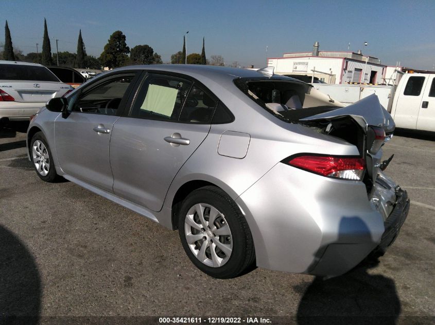 2020 TOYOTA COROLLA LE VIN: JTDEPRAE7LJ024116