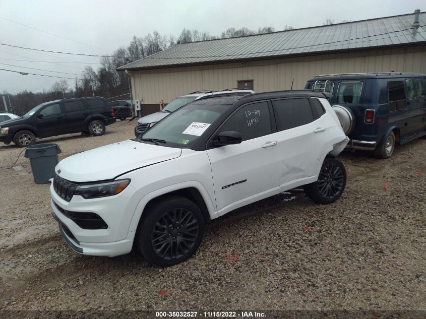 2022 JEEP COMPASS HIGH ALTITUDE VIN: 3C4NJDCB4NT172386