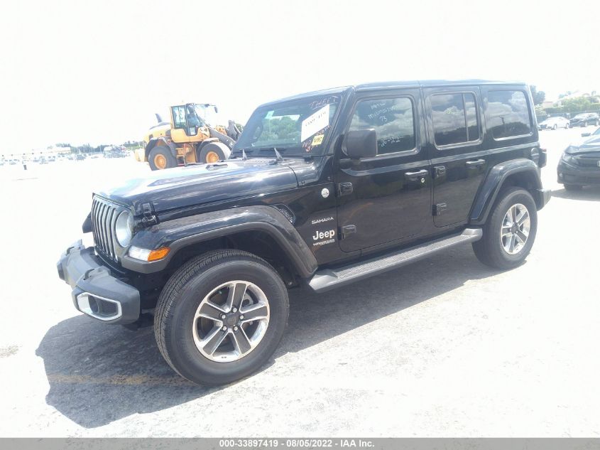 2021 JEEP WRANGLER UNLIMITED SAHARA VIN: 1C4HJXEN4MW836216