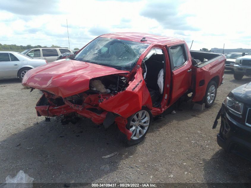 2020 CHEVROLET SILVERADO 1500 CUSTOM VIN: 3GCUYBEF7LG251147