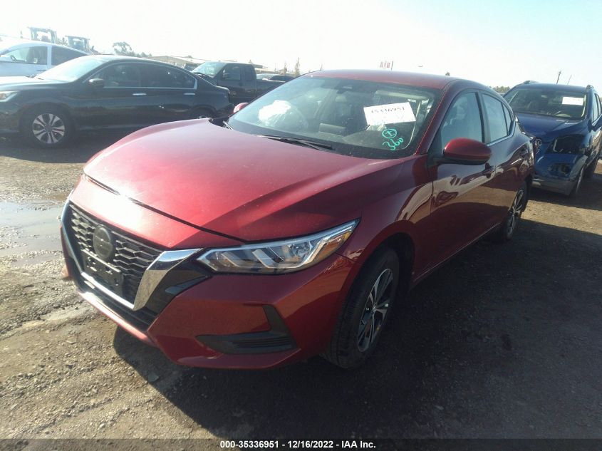 2022 NISSAN SENTRA SV VIN: 3N1AB8CVXNY297587