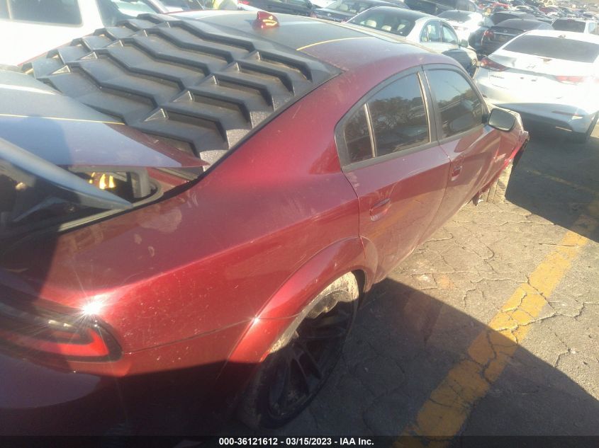 2022 DODGE CHARGER SCAT PACK WIDEBODY VIN: 2C3CDXGJ8NH122136