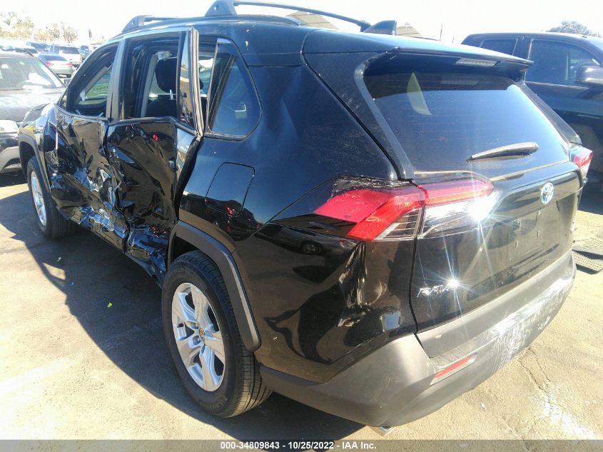 2021 TOYOTA RAV4 HYBRID XLE VIN: 4T3RWRFV4MU019360