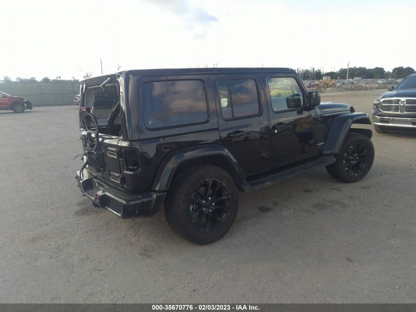 2021 JEEP WRANGLER UNLIMITED SAHARA HIGH VIN: 1C4HJXEN2MW518286