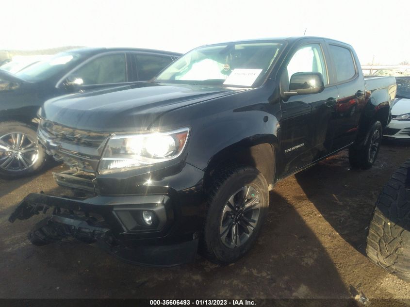 2021 CHEVROLET COLORADO 4WD Z71 VIN: 1GCGTDEN4M1102127