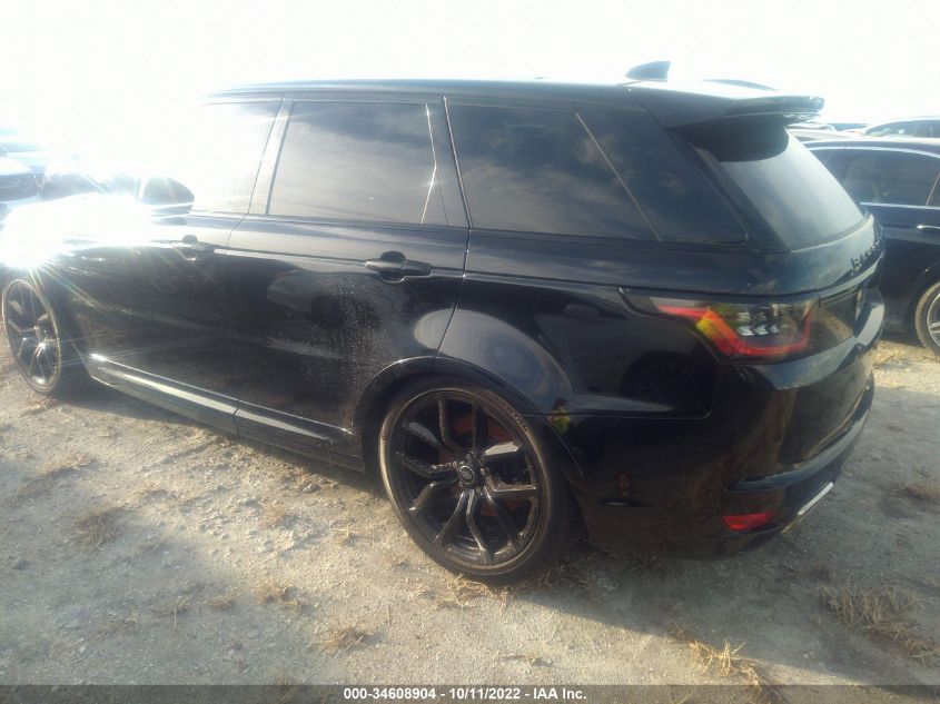 2021 LAND ROVER RANGE ROVER SPORT SVR VIN: SALWZ2RE3MA795466