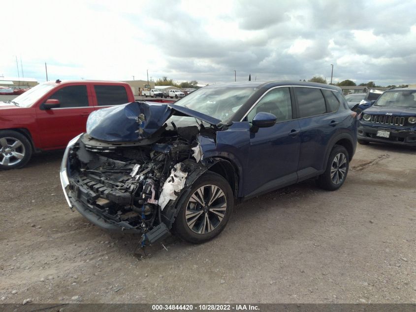 2022 NISSAN ROGUE SV VIN: 5N1BT3BB7NC676348