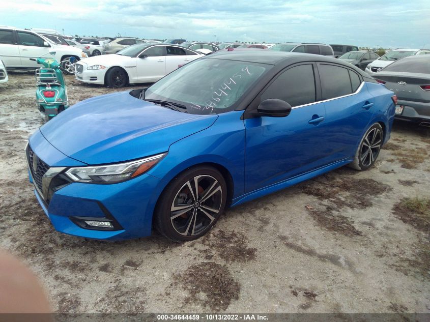 2021 NISSAN SENTRA SR VIN: 3N1AB8DVXMY202765
