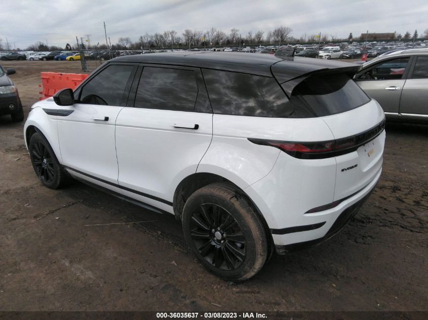2022 LAND ROVER RANGE ROVER EVOQUE R-DYNAMIC SE VIN: SALZL2FX3NH176640