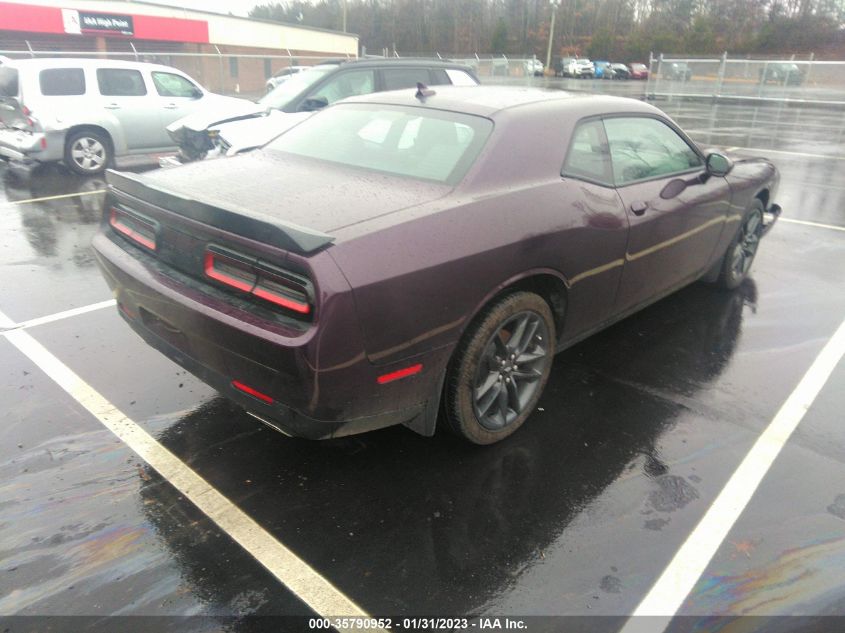 2022 DODGE CHALLENGER SXT VIN: 2C3CDZGG3NH136235