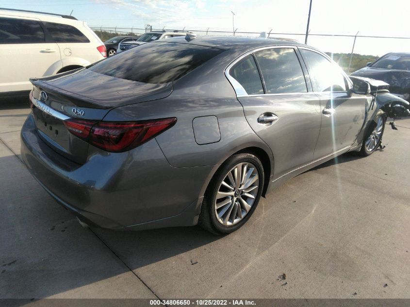 2021 INFINITI Q50 3.0T LUXE VIN: JN1EV7BP3MM706505