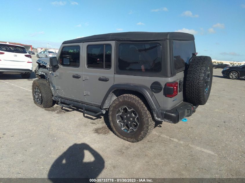 2021 JEEP WRANGLER 4XE UNLIMITED RUBICON VIN: 1C4JJXR66MW745176