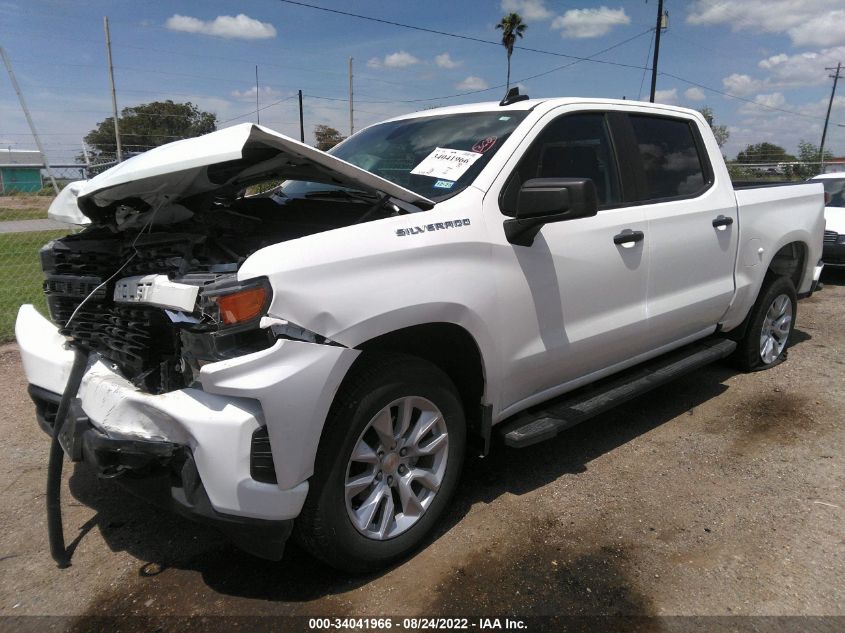 2022 CHEVROLET SILVERADO 1500 LTD CUSTOM VIN: 3GCPWBEK6NG122268