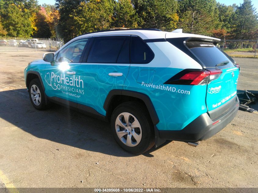 2021 TOYOTA RAV4 LE VIN: 2T3G1RFVXMC220221