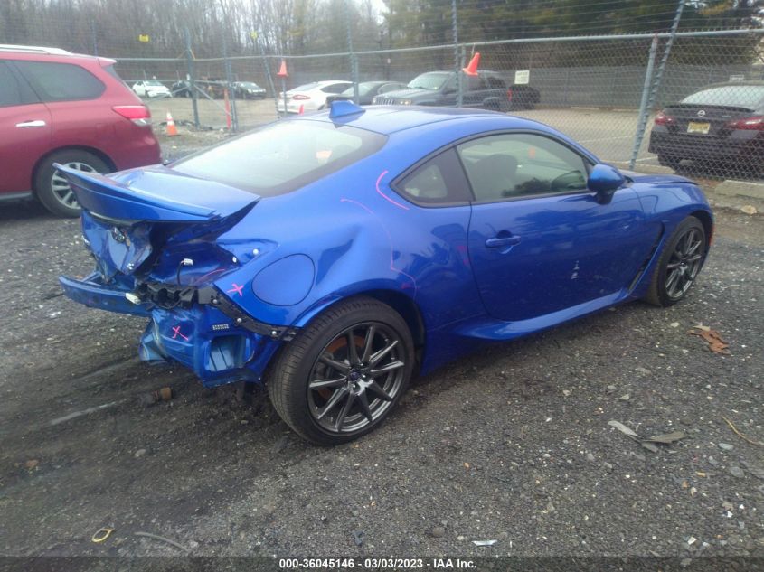 2022 SUBARU BRZ PREMIUM VIN: JF1ZDBB11N9702866