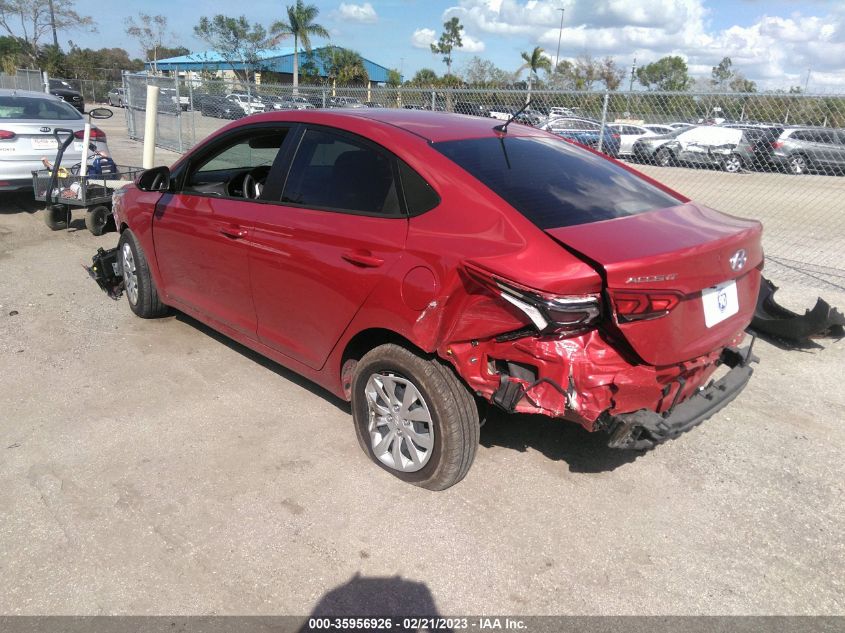 2022 HYUNDAI ACCENT SE VIN: 3KPC24A68NE181381