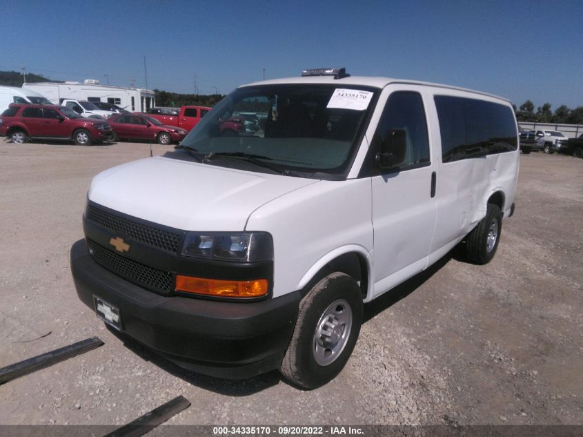 2021 CHEVROLET EXPRESS PASSENGER LS VIN: 1GAZGLFP2M1302648