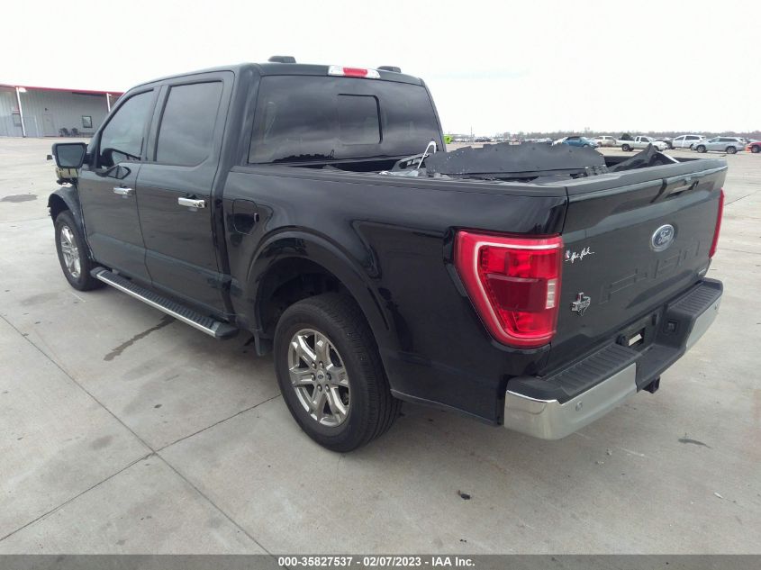 2022 FORD F-150 SUPERCREW VIN: 1FTEW1CP2NKD86922