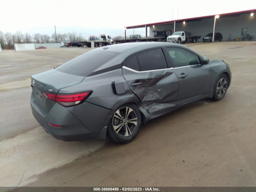 2022 NISSAN SENTRA SV VIN: 3N1AB8CV2NY297129