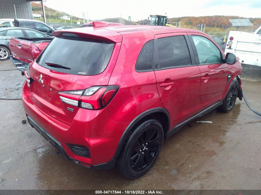 2021 MITSUBISHI OUTLANDER SPORT ES/SE/LE/BE VIN: JA4ARUAU1MU021743