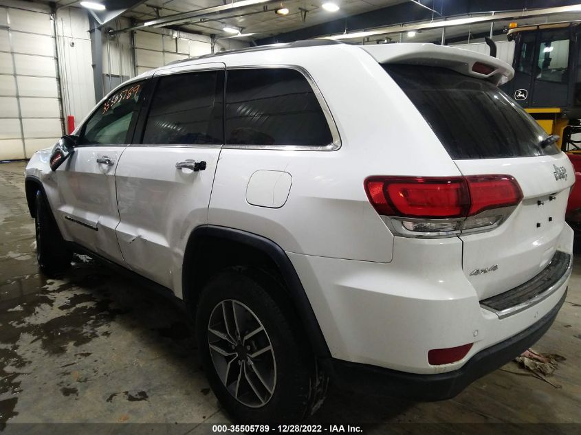 2022 JEEP GRAND CHEROKEE WK LIMITED VIN: 1C4RJFBG1NC167961