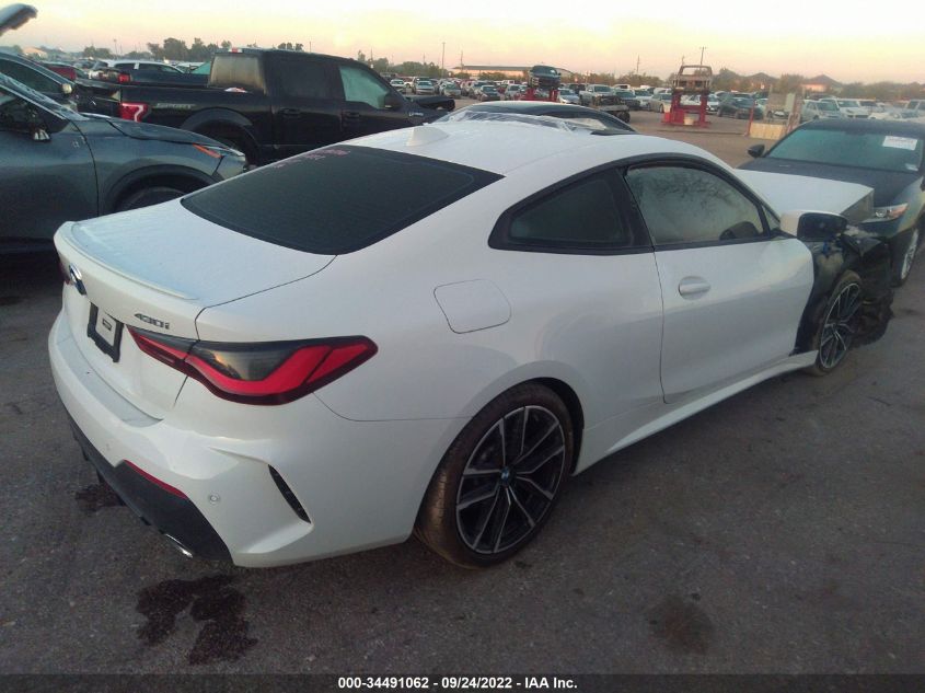 2022 BMW 4 SERIES 430I VIN: WBA53AP03NCJ49143