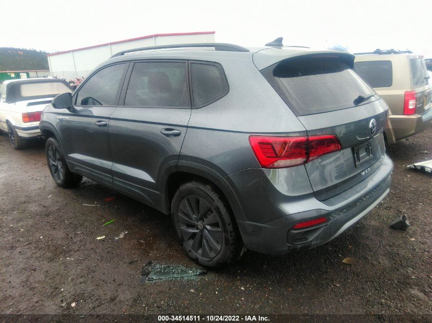 2022 VOLKSWAGEN TAOS S VIN: 3VVAX7B27NM034739