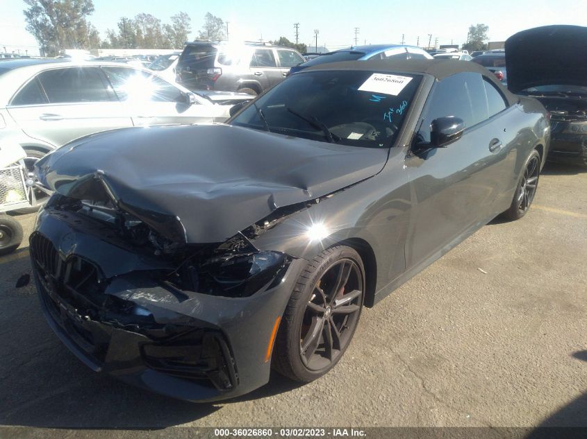 2022 BMW 4 SERIES 430I VIN: WBA23AT02NCJ41947
