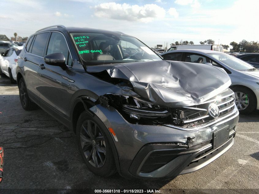 2022 VOLKSWAGEN TIGUAN SE VIN: 3VV3B7AX8NM169975