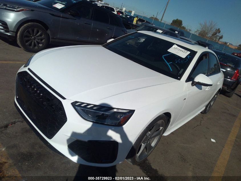 2021 AUDI A4 SEDAN S LINE PREMIUM PLUS VIN: WAUEAAF49MA033403