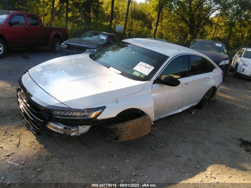 2021 HONDA ACCORD SEDAN SPORT SE VIN: 1HGCV1F43MA000865