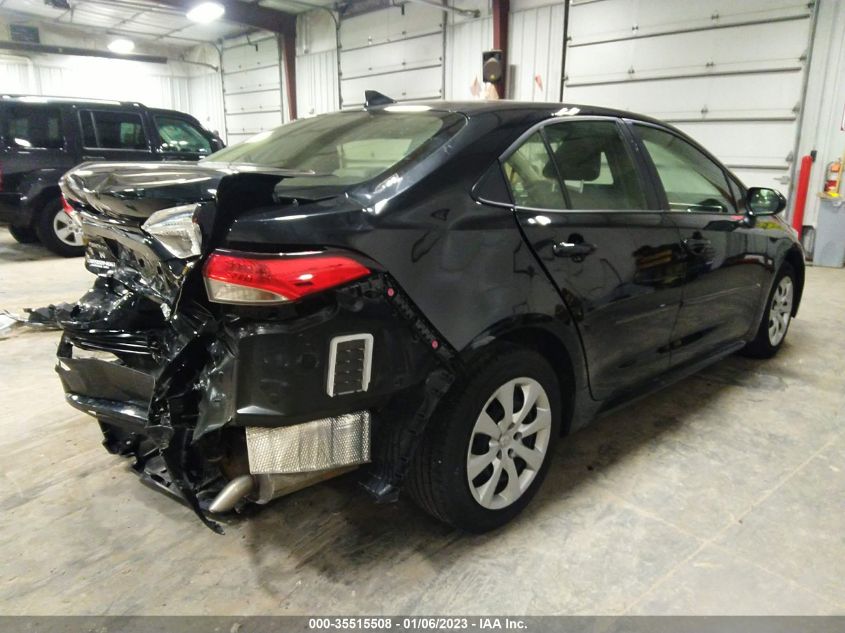 2022 TOYOTA COROLLA LE VIN: JTDEPMAE8NJ209295