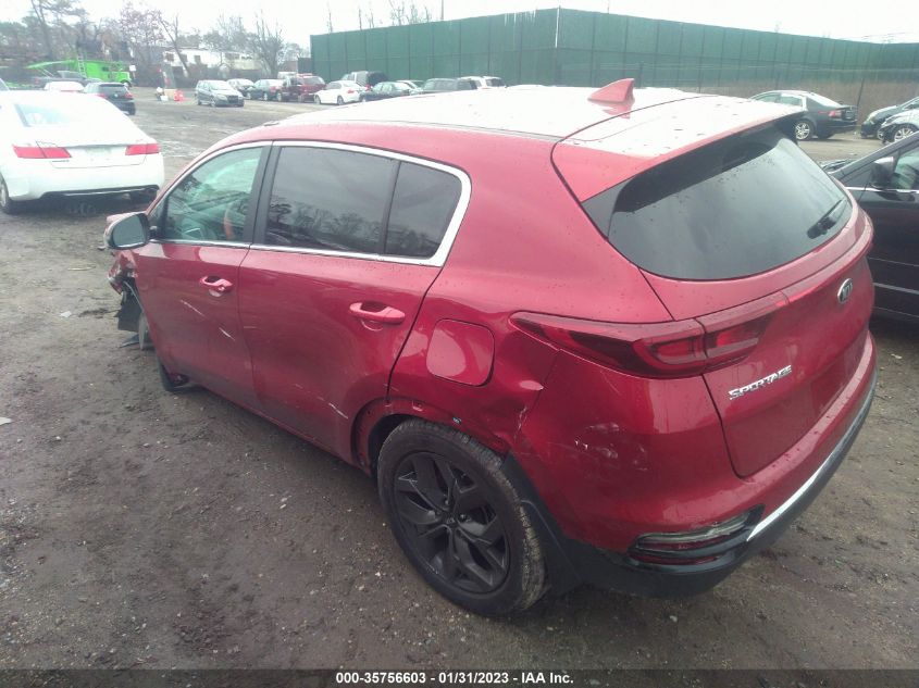 2022 KIA SPORTAGE LX VIN: KNDPMCAC6N7027120