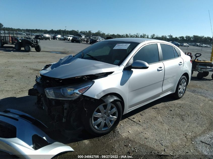 2022 KIA RIO S VIN: 3KPA24AD2NE492651
