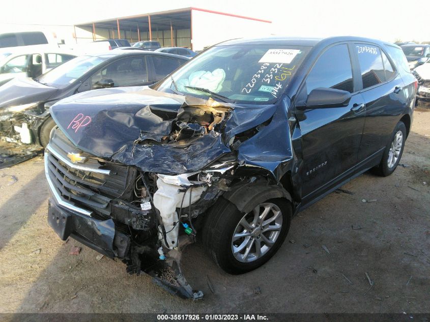 2020 CHEVROLET EQUINOX LS VIN: 2GNAXHEV1L6254340