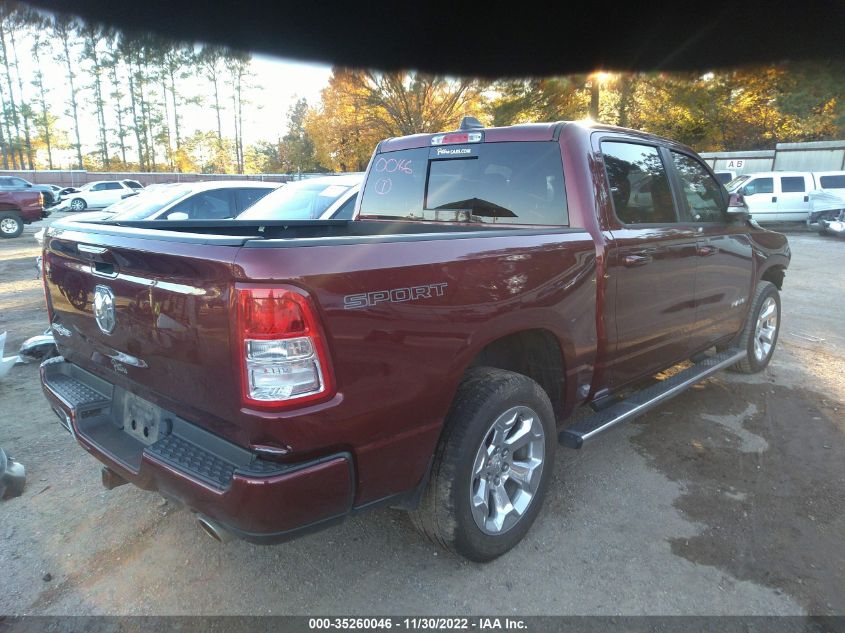 2020 RAM 1500 LONE STAR VIN: 1C6RREFT8LN232744