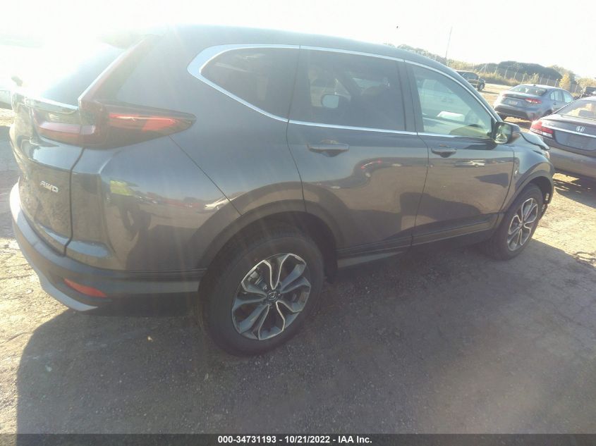 2022 HONDA CR-V EX-L VIN: 2HKRW2H82NH665312