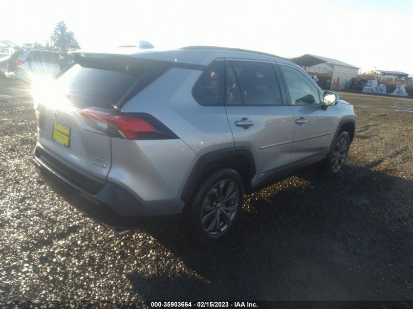 2022 TOYOTA RAV4 HYBRID XLE PREMIUM VIN: JTMB6RFV0ND058916