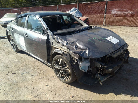 2022 NISSAN SENTRA SR VIN: 3N1AB8DV9NY232633