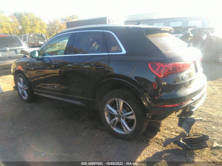 2021 AUDI Q3 S LINE PREMIUM VIN: WA1DECF3XM1019090