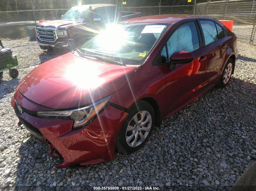 2022 TOYOTA COROLLA LE VIN: 5YFEPMAE3NP321496