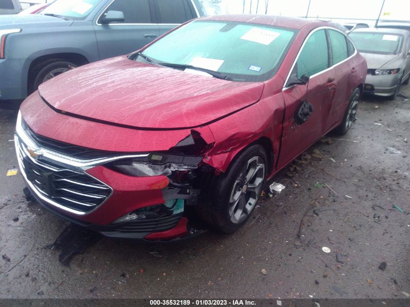 2022 CHEVROLET MALIBU LT VIN: 1G1ZD5ST9NF105438