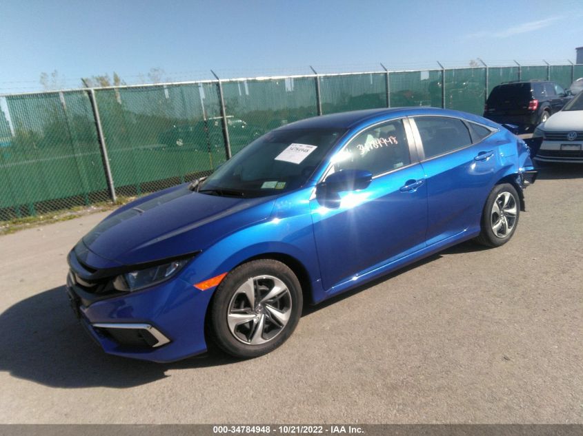 2021 HONDA CIVIC SEDAN LX VIN: 2HGFC2F67MH503648